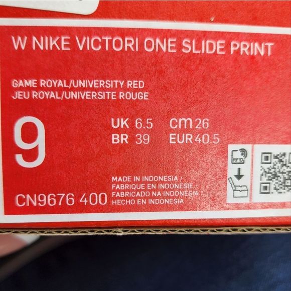 *SALE New Nike Victori One Red White Blue Slides - Picture 11 of 12